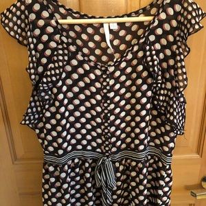 Lauren Conrad sheer blouse